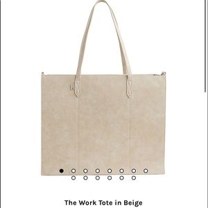BEIS Work Tote in Beige